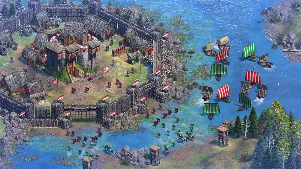 The Danes in game, official Age of Empires II screenshot